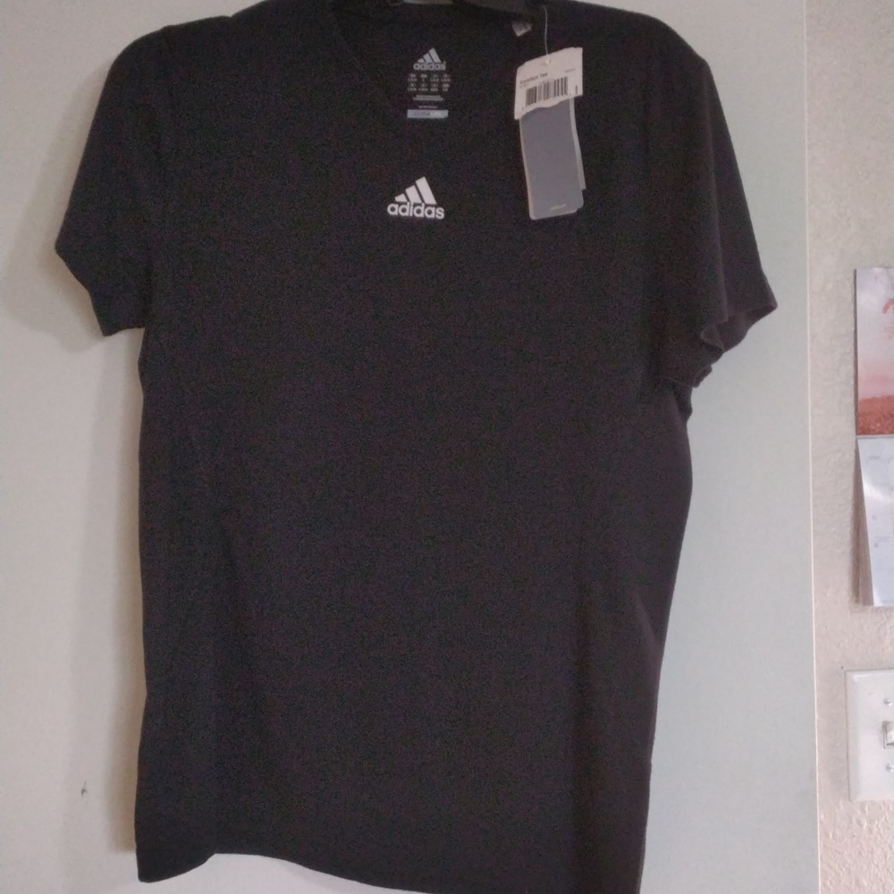 adidas Black Short Sleeve Tee